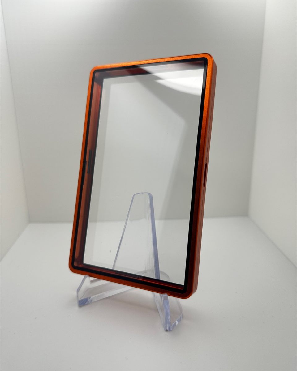 Orange 130PT magnetic graded card holder