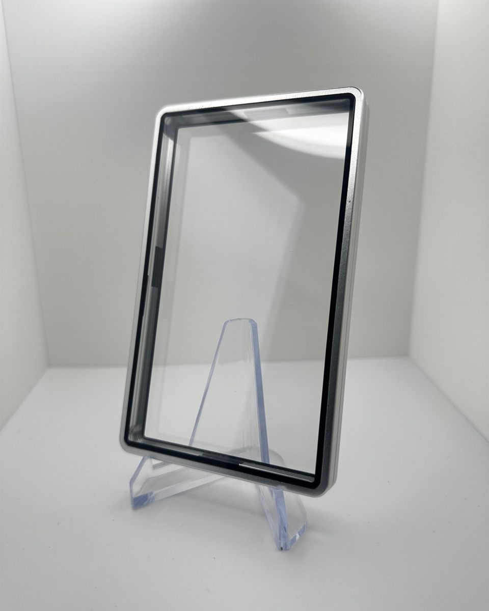 Silver 130PT magnetic graded card holder